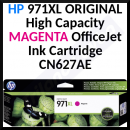 HP 971XL (CN627AE) MAGENTA High Yield Original OfficeJet Ink Cartridge (6.600 Pages)