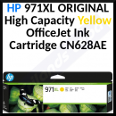 HP 971XL (CN628AE) YELLOW High Yield Original OfficeJet Ink Cartridge (6.600 Pages)