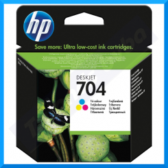HP 704 Original Tri-Color Ink Cartridge CN693AE (200 Pages)