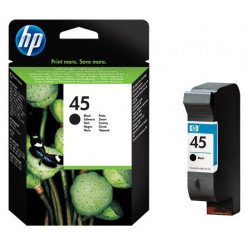 HP 45 BLACK ORIGINAL High Yield Ink Cartridge (51645AE) - 42 Ml.