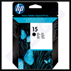 HP 15 Black Original Ink Cartridge C6615NE (310 Pages) - Outlet Sale