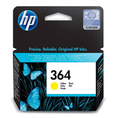 HP 364 Original Yellow Ink Cartridge CB320EE (300 Pages)
