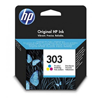 HP 303 Tri-Color Original Ink Cartridge (4 Ml.) - T6N01AE#UUS