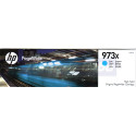 HP 973X CYAN Original High Yield Pagewide Ink Cartridge F6T81AE (7.000 Pages)