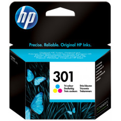 HP 301 Tri-Color Original Ink Cartridge CH562EE#BA3 (165 Pages)