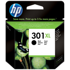 HP 301XL BLACK ORIGINAL High Yield Ink Cartridge CH563EE#BA3 (480 Pages)