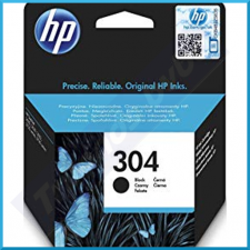 HP 304 Original BLACK Ink Catridge N9K06AE (120 Pages) - Warranty - Sept 2022