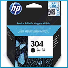 HP 304 Black Original Ink Catridge N9K06AE#301 (120 Pages)