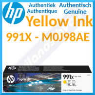 HP 991X YELLOW ORIGINAL PageWide High Capacity Ink Cartridge M0J98AE (187 Ml.)