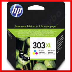 HP 303XL Tri-Color High Yield Original Ink Cartridge T6N03AE (10 Ml.) for Envy Photo 62XX, Photo 71XX, Photo 78XX