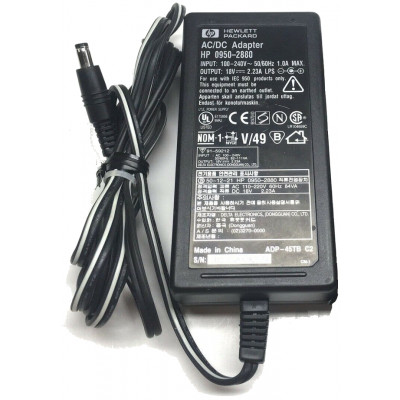 HP Printer AC Power Adapter 0950-2880 - Input 100/240 VAC - 50/60Hz - Output 18VDC - 40 watts - Refurbished