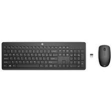 HP 655 - Keyboard and mouse set - wireless - 2.4 GHz - AZERTY - Belgium - black