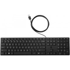 HP (9SR37AA#ABB) 320K Wired USB Interface Keyboard - Cable Connectivity - USB Interface - QWERTY Engels
