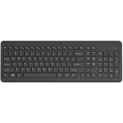 HP 225 - Keyboard - 2.5-zone layout - wireless - 2.4 GHz - AZERTY - Belgium - black
