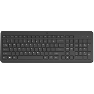 HP 225 - Keyboard - 2.5-zone layout - wireless - 2.4 GHz - AZERTY - Belgium - black