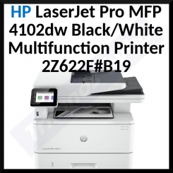 HP (2Z622F#B19) LaserJet Pro MFP 4102dw - Black/white Multifunction Printer