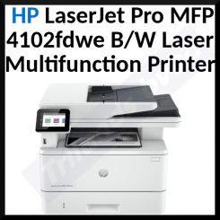 HP LaserJet Pro MFP 4102fdwe - Multifunction printer - B/W - laser - Legal (216 x 356 mm) (original) - A4/Legal (media) - up to 38 ppm (copying) - up to 40 ppm (printing) - 350 sheets - 33.6 Kbps - USB, USB 2.0, Gigabit LAN, Bluetooth, Wi-Fi(n), USB host 
