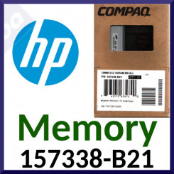 HP 128 MB RAMBUS 184-Pins Rimm ECC Memory 157338-B21 - Original HP Box Pack - Clearance Sale - Uitverkoop - Soldes - Ausverkauf