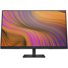 HP P24h G5 - LED monitor 64W34AA#ABB - 23.8" - 1920 x 1080 Full HD (1080p) @ 75 Hz - IPS - 250 cd/m - 1000:1 - 5 ms - HDMI, VGA, DisplayPort - speakers - black