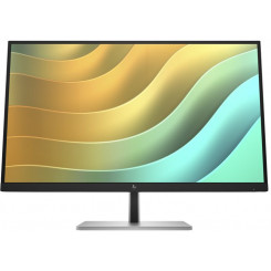 HP E27u G5 - E-Series - LED monitor - 27" (27" viewable) - 2560 x 1440 QHD @ 75 Hz - IPS - 350 cd/m - 1000:1 - 5 ms - HDMI, DisplayPort, USB-C - black head, black and silver (stand)