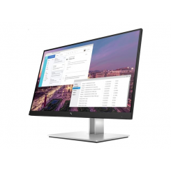 HP E27m G4 Conferencing Monitor - E-Series - LED monitor - 27" - 2560 x 1440 QHD @ 75 Hz - IPS - 300 cd/m - 1000:1 - 5 ms - HDMI, DisplayPort, USB-C - speakers - silver (stand), black head