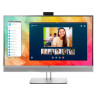 HP E24mv G4 Conferencing Monitor 169L0AA#ABB - E-Series - LED monitor - 23.8" - 1920 x 1080 Full HD (1080p) @ 60 Hz - IPS - 250 cd/m - 1000:1 - 5 ms - HDMI, VGA, DisplayPort - speakers - silver, black head