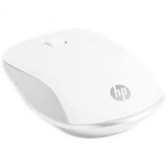 HP 410 Slim Mouse - Bluetooth - SurfaceTrack - 3 Button(s) - White - 1 Pack - Wireless - 1200 dpi - Scroll Wheel - Symmetrical