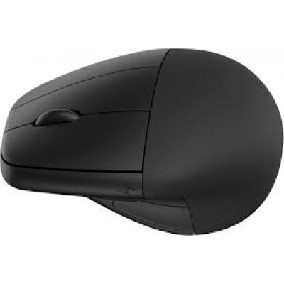 HP 925 - Vertical mouse - ergonomic - 6 buttons - wireless - 2.4 GHz, Bluetooth 5.3 - USB wireless receiver - black - 100% paper-based packaging