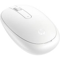 HP 240 - Mouse - right and left-handed - optical - 3 buttons - wireless - Bluetooth 5.1 - lunar white