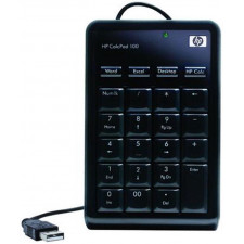 HP CalcPad 100 Wired (3 in 1) Keypad | Calculator |2 Ports USB Hub (NW226AA) - ideal for 10" to 14" Notebooks