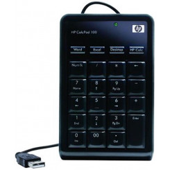 HP CalcPad 100 Wired (3 in 1) Keypad | Calculator |2 Ports USB Hub (NW226AA) - ideal for 10" to 14" Notebooks