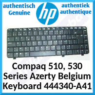 HP 510 / 530 Notebook Genuine Replacement Keyboard (Azerty Belgium) 444340-A41 