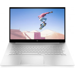 HP ENVY 17-ch1008nb - Core i7 1195G7 - Win 11 Home 64-bit Plus - Iris Xe Graphics - 16 GB RAM - 512 GB SSD NVMe, HP Value - 17.3" IPS 1920 x 1080 (Full HD) - Wi-Fi 6 - natural silver (cover and base), natural silver aluminium keyboard frame - kbd: Be