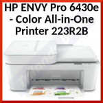 HP ENVY Pro 6430e - Color All-in-One Printer 223R2B#629 - Inkjet - A4 - USB / Wi-Fi 