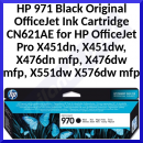 HP 970 (CN621AE) BLACK Original Officejet Ink Cartridge (3.500 Pages)