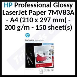 HP Professional Glossy LaserJet Paper 7MV83A - A4 (210 x 297 mm) - 200 g/m - 150 sheet(s)