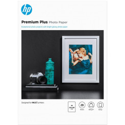 HP Premium Plus Glossy Inkjet Photo Paper CR672A - 210 mm X 297 mm (A4) - 300 Grams/M2 - 20 Sheets Pack