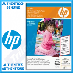 HP Premium Glossy Photo Inkjet Paper Q1992A - 240 grams/M2 - 10 cm X 15 cm - 60 Sheets Pack - Retail pack