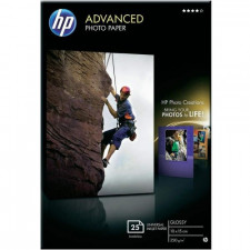 HP Advanced Glossy InkJet Photo Paper Q8691A -100 mm X 150 mm Borderless Printing - 250 grams/M2 - 25 Sheets Pack