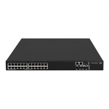 HPE FlexNetwork 5140 HI - Switch - 1-slot - L3 - Managed - 24 x 10/100/1000 + 4 x 10 Gigabit SFP+ - side to back airflow - rack-mountable - PoE+