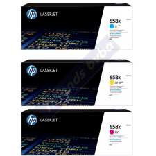 HP 213Y CMY (3-Toner Bundle) CYAN W2131Y + MAGENTA W2133Y + YELLOW W2132Y All EXTRA High Capacity Original LaserJet Toner Cartridge - 3 X 12.000 Pages