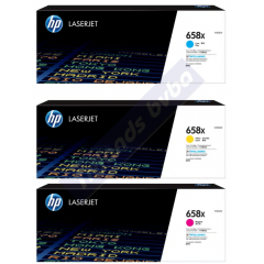 HP 213Y CMY (3-Toner Bundle) CYAN W2131Y + MAGENTA W2133Y + YELLOW W2132Y All EXTRA High Capacity Original LaserJet Toner Cartridge - 3 X 12.000 Pages