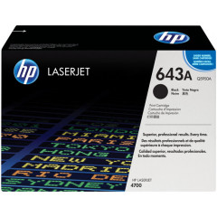 HP 643A Black Original LaserJet Toner Cartridge (11.000 Pages) - Q5950A