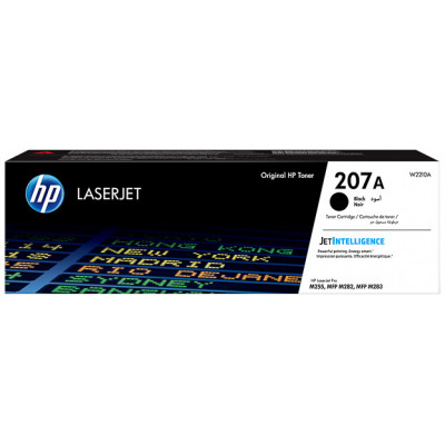 HP 207A BLACK ORIGINAL LaserJet Toner Cartridge W2210A (1.350 Pages)