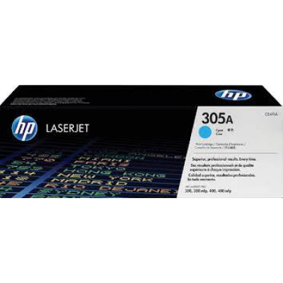 HP 305A CYAN ORIGINAL Laserjet Toner Cartridge CE411A (2.600 Pages)
