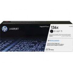 HP 136X BLACK ORIGINAL LaserJet High Capacity Toner Cartridge W1360X - 4.000 Pages