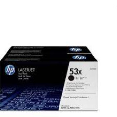 HP 53X (2-Pack) High Yield Black Original LaserJet Toner Cartridge Q7553XD (7.000 Pages)