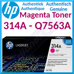 HP 314A Magenta Original LaserJet Toner Cartridge Q7563A (6500 Pages)