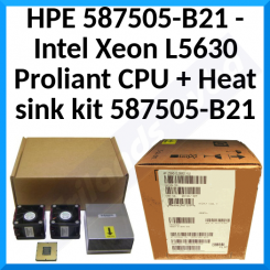 HPE Intel Xeon L5630 Proliant CPU + Heat Sink Kit 587505-B21