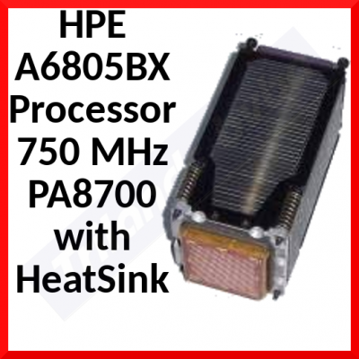 HPE A6805BX Processor 750 MHz PA8700 with HeatSink for HP Unix Systems 9000 rp5430 / rp5470 Series